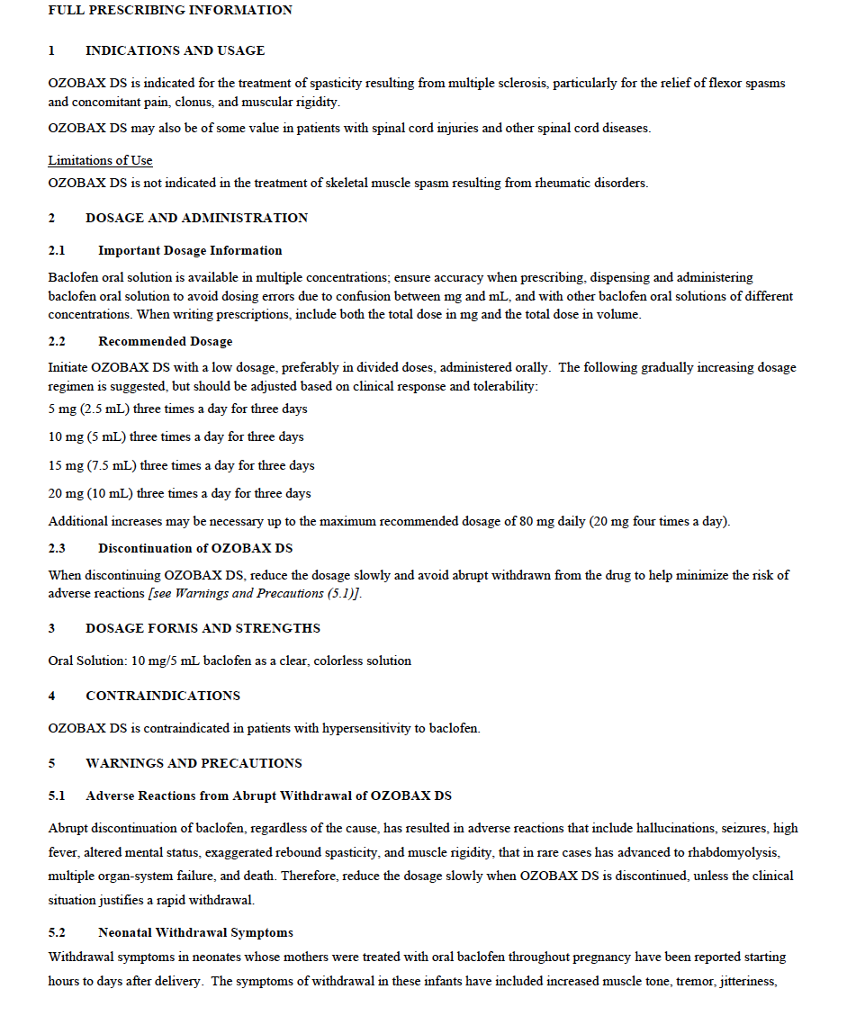 Ozobax PI document - see PDF for content